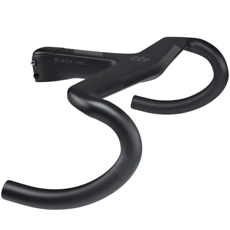 Manubrio Black Inc Carbon 400mm Piega Aero - Nero