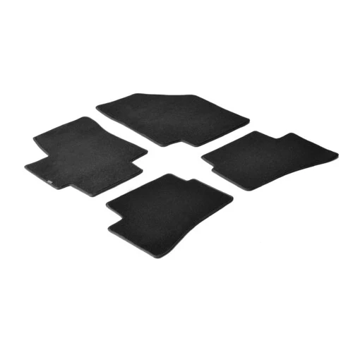 Set tappettini moquette Nero Hyundai Accent 04/06>12/09 Kia Rio 5p 10/05>08/11 23075
