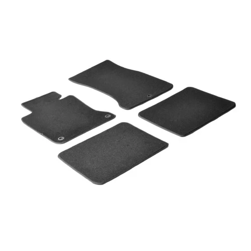 Set tappeti su misura in moquette Nero Bmw Serie 7 (E65) (E66) (11/01>09/08) 23018