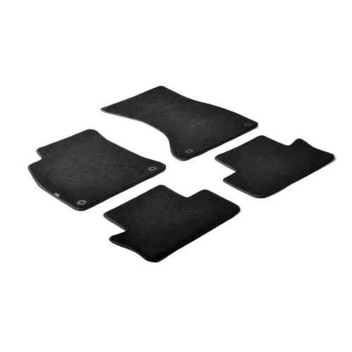 Tappetini moquette Nero Audi A4 4p 01/01>10/07 A4 Cabrio 05/02>03/08 23006