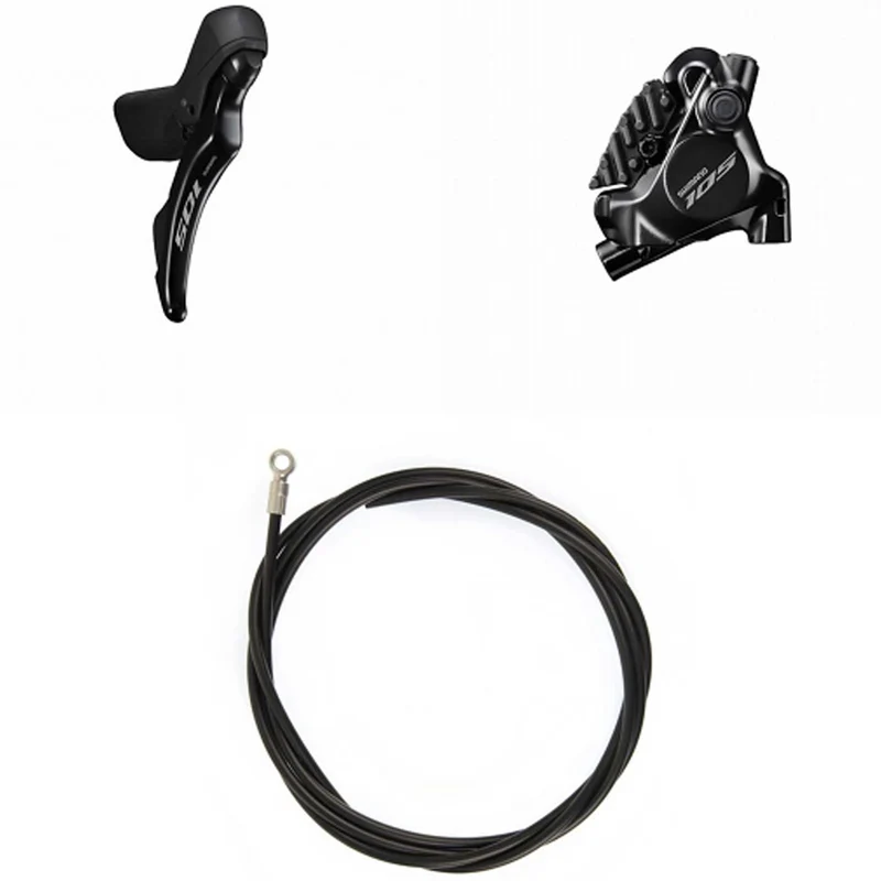 Kit freno a disco idraulico SHIMANO 105 BRR7170KT STR7120ST - Posteriore