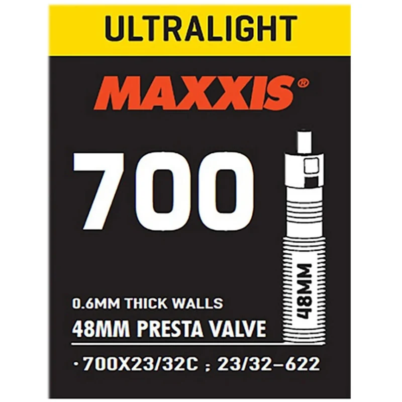 Camera d'aria Maxxis Ultralight 700x23/32 - Presta 48 mm