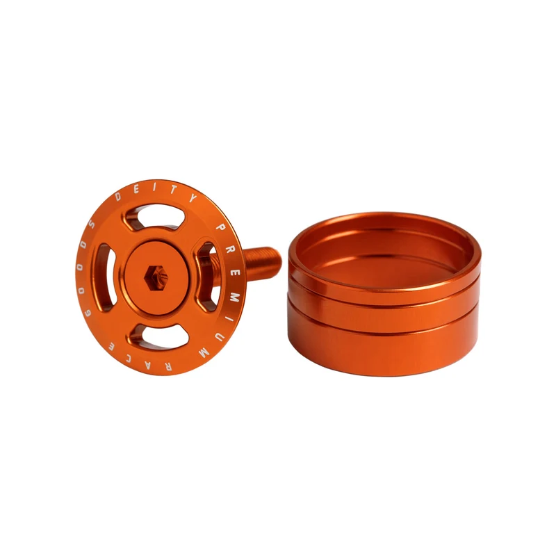 Tappo serie sterzo Deity Crosshair - Arancione