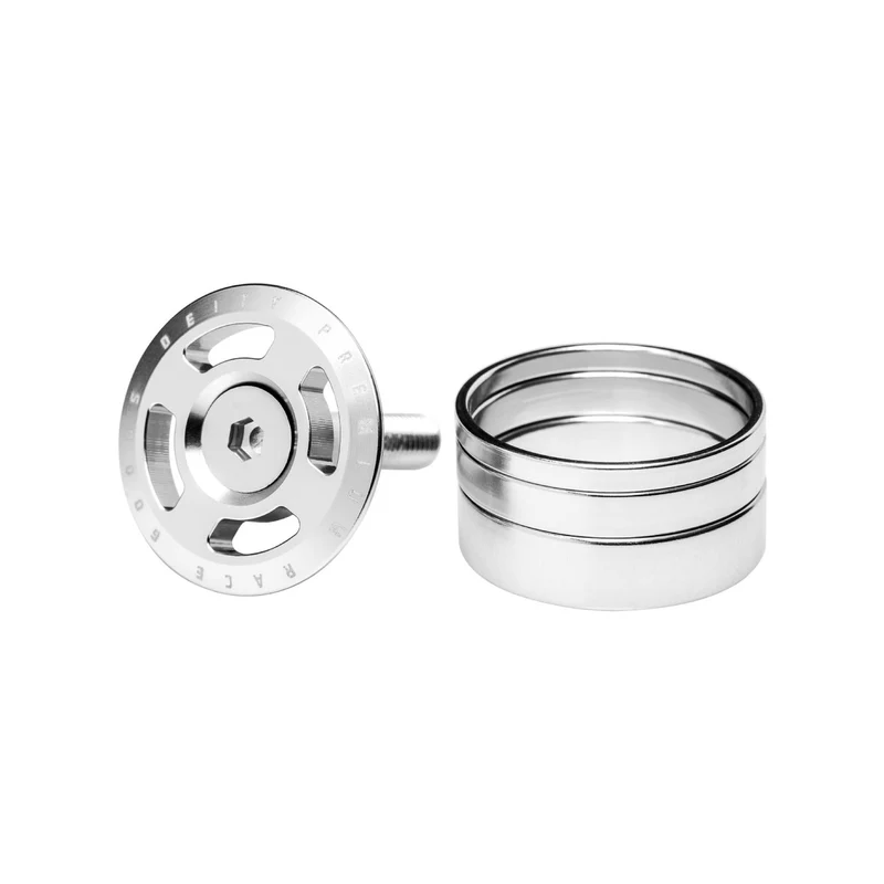 Tappo serie sterzo Deity Crosshair - Argento
