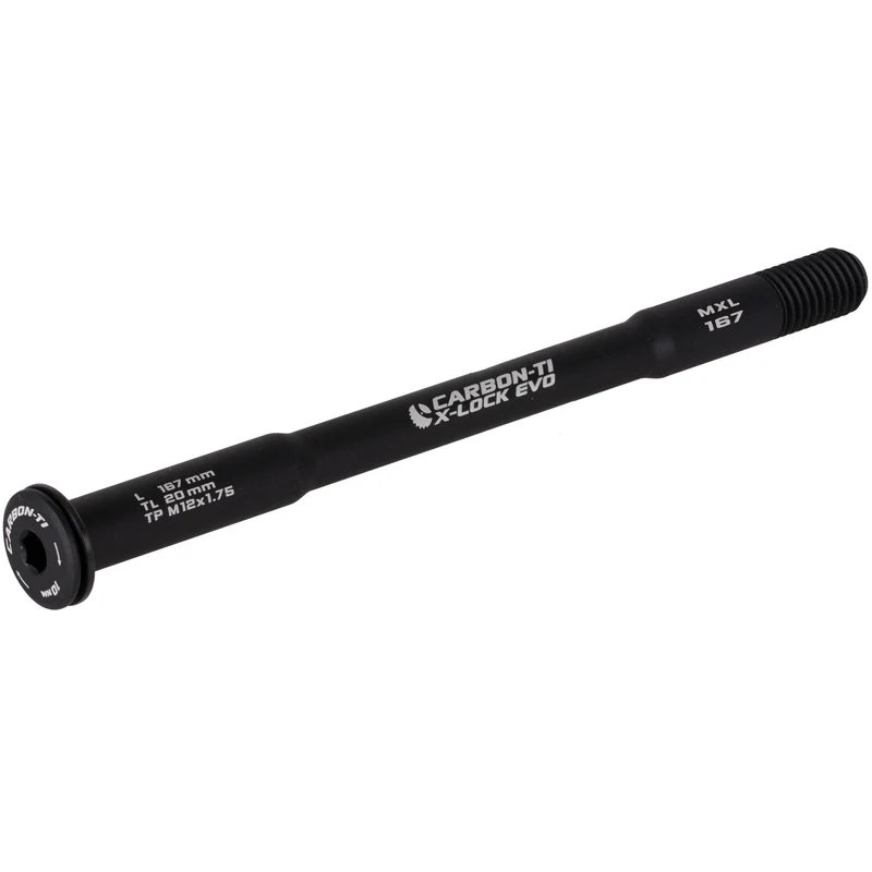 Perno passante Carbon-Ti X-Lock EVO 12x1.75 - 167 mm