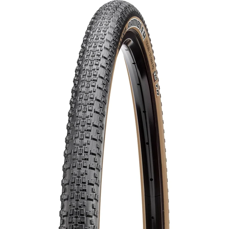 Copertone Maxxis Rambler EXO TR Tanwall nero/para 60TPI pieghevole - 650 x 47B - Tanwall
