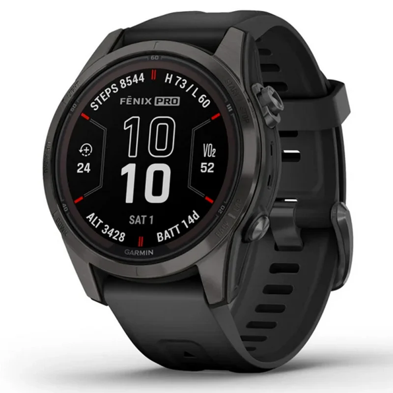 Garmin Fenix 7S Pro Sapphire Solar - Nero