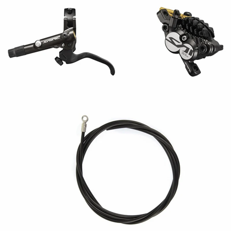Kit freno a disco idraulico Shimano Saint BL-M820-B-R + BR-M820 - Posteriore