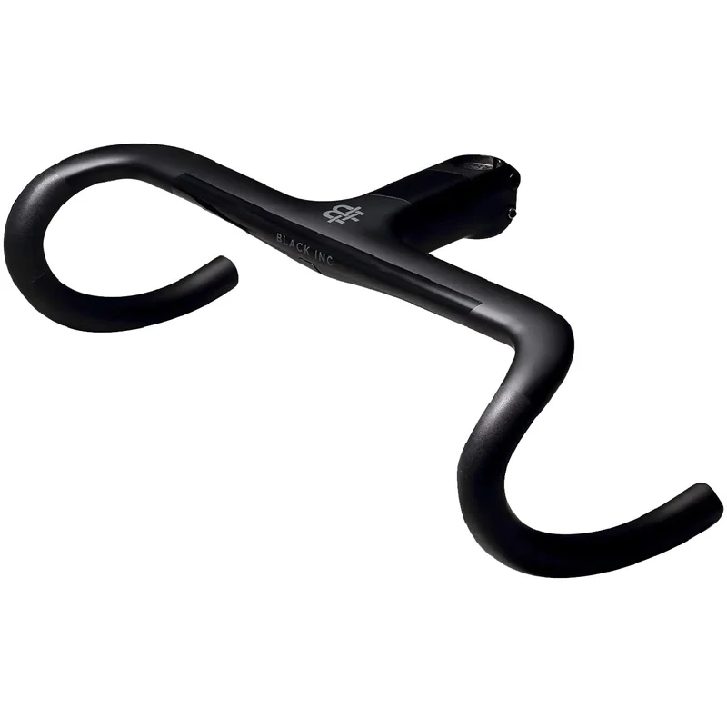 Manubrio integrato Black Inc Carbon 400mm - Nero