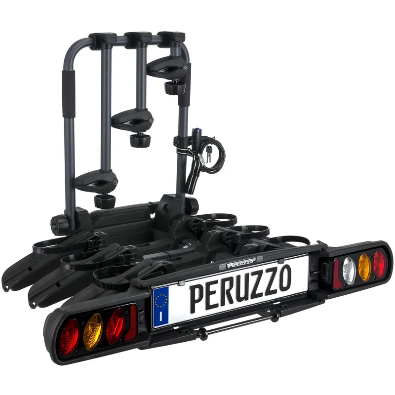 Portabici Peruzzo Pure Instinct per 3 biciclette per gancio traino
