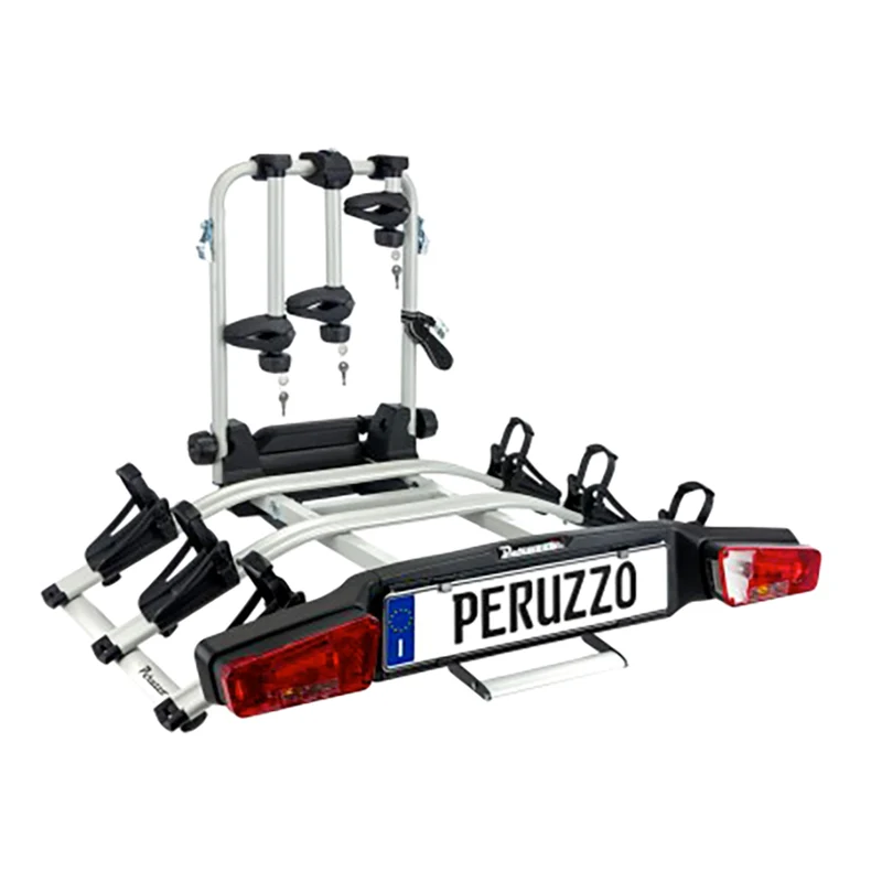 Portabici Peruzzo Zephyr per 3 biciclette per gancio traino