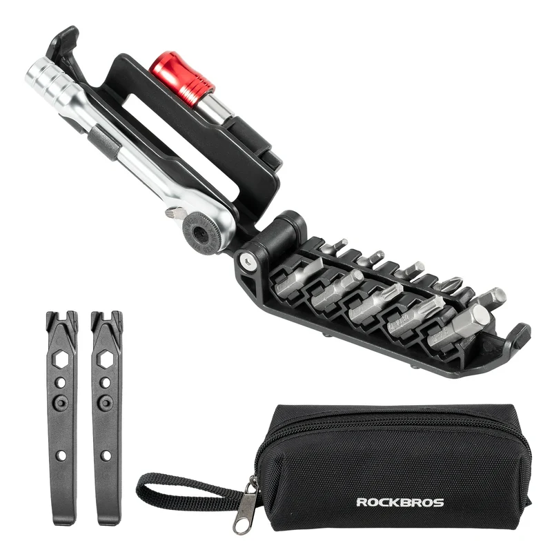 10-in-1 Fahrrad-Multitool mit Ratsche und Reifenhebern