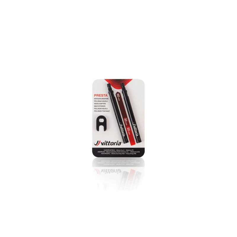 VITTORIA Rallonge de valve Presta 30 mm Pack de 2 unités