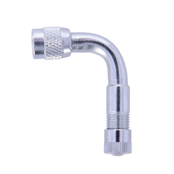 Oxford 90° Angled Valve Adapter Grey