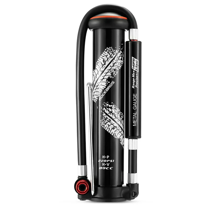 Mini Fahrradpumpe 220PSI Hoher Druck Aluminium Luftpumpe