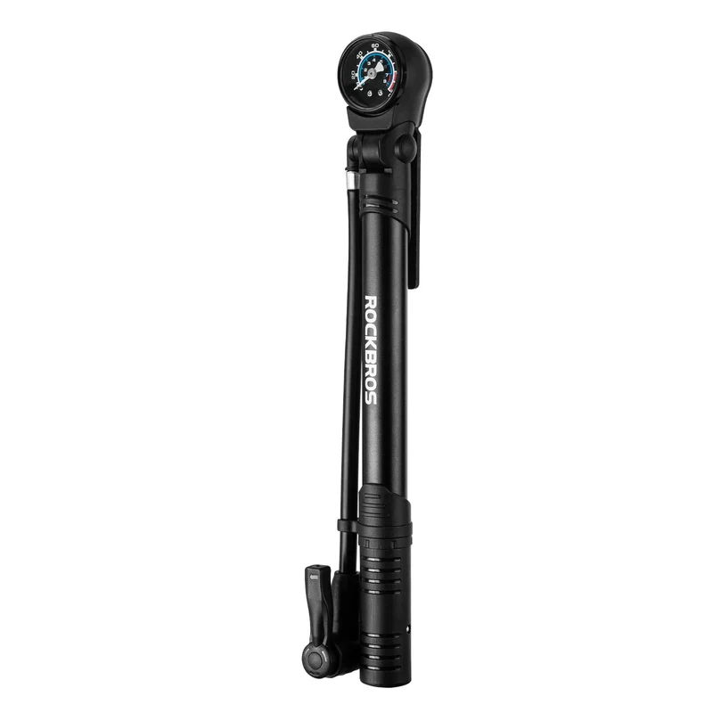 Fahrradpumpe 120 PSI Luftpumpe mit Manometer Tragbare mit Drehbare Griff