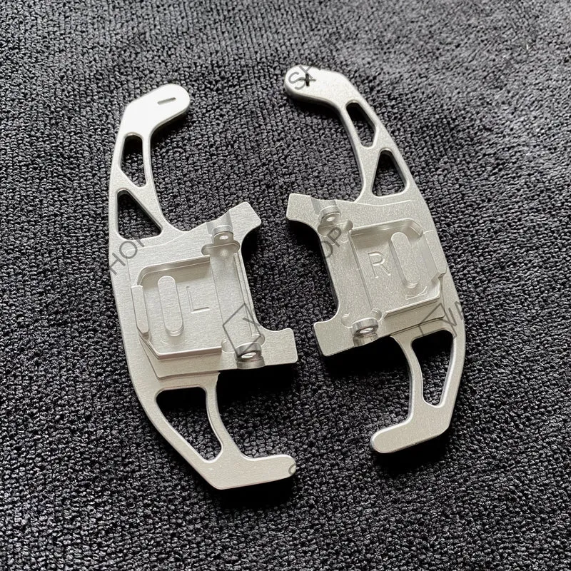 Palettes au Volant en Aluminium brossé pour VW