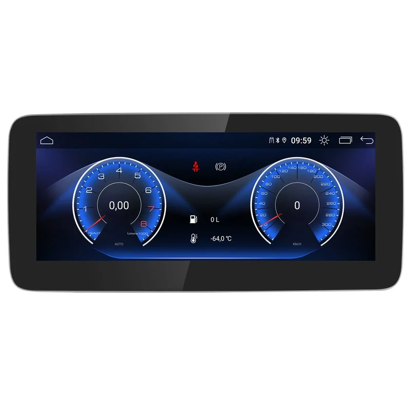 AWESAFE Autoradio Android con Chipset Qualcomm 8 Core 4+64GB - Schermo Touchscreen 10,25 Pollici - Per Mercedes-Benz GLA/Classe A W169 2015 (NTG4.5) - GPS/Bluetooth/DSP/4G con CarPlay Wireless e Android Auto