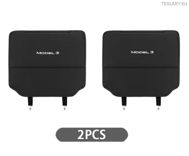 Tesla Model 3 / Y Housse de protection anti-coups en cuir PU avec Model Logo et branding