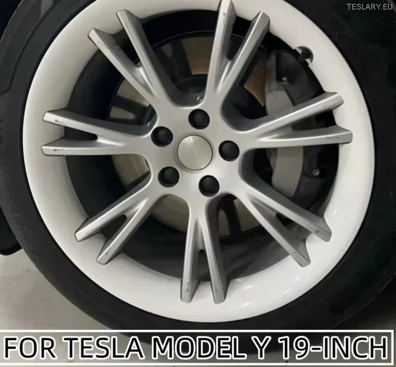 Tesla Model Y 19" Gemini Protections de jantes (Argent)