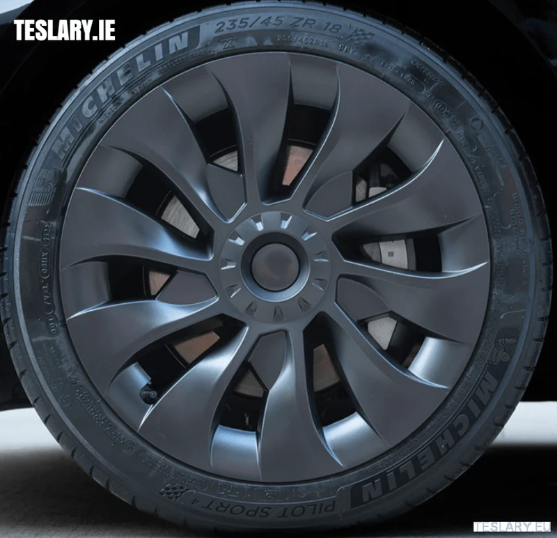 Tesla Model 3 jantes UNIQUE S23 Performance de 18 pouces - Gris anthracite