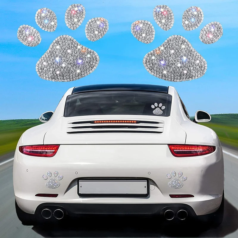 Diamond-Encrusted Car Sticker
