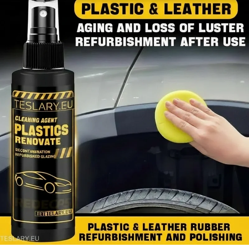 Nettoyant rénovateur pour plastique et cuir PU « Back to Black » 100 ml