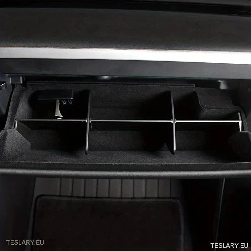 Organisateur de boîte à gants pour Tesla Model 3 / Y CONDUITE À GAUCHE UNIQUEMENT