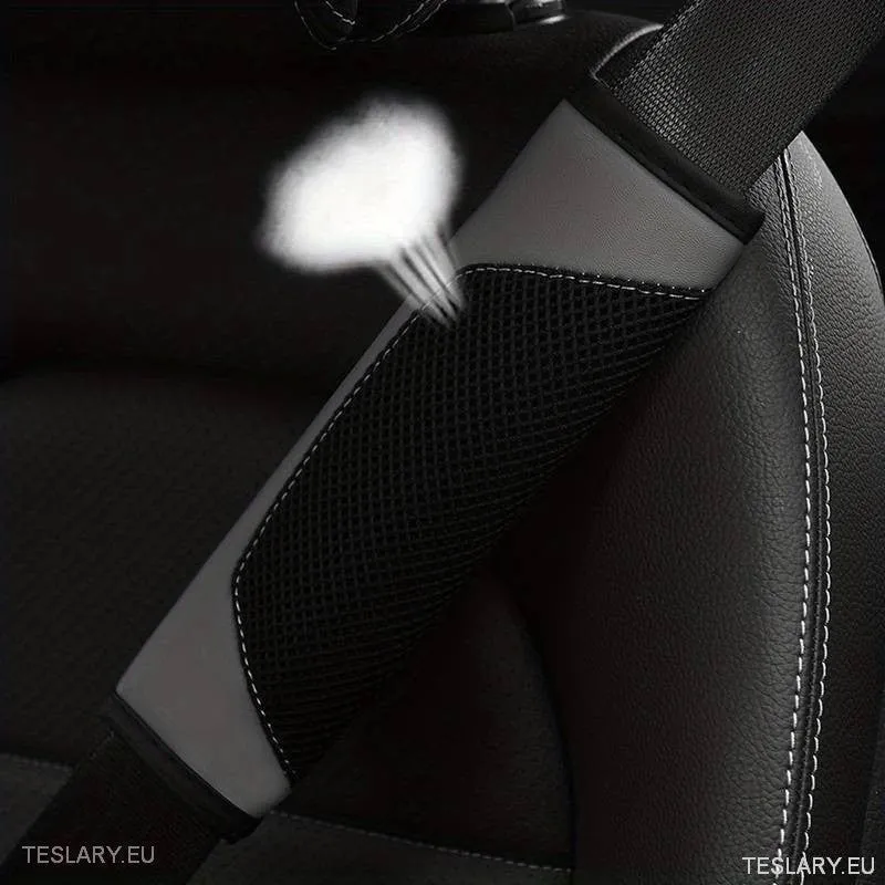 Protection d'épaule pour ceinture de sécurité (2 pièces) compatible avec Tesla Model 3, Y, S et X