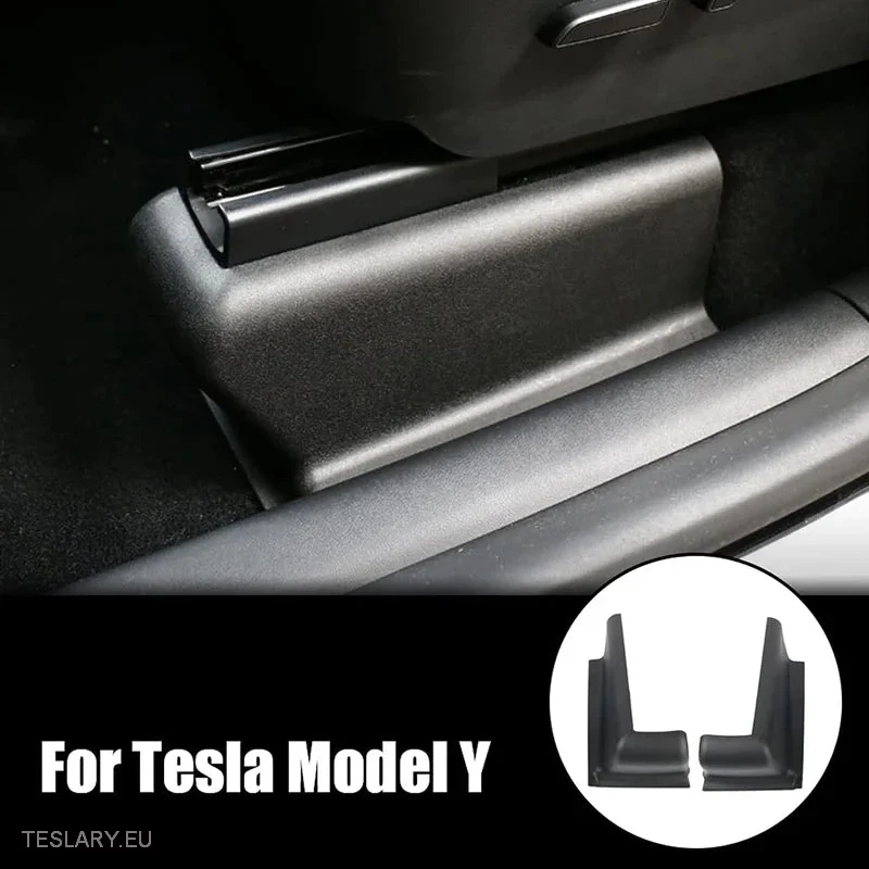 Tesla Model Protections de bas de caisse pour rails de siège avant, côtés conducteur et passager