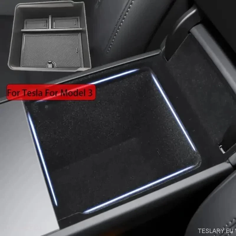 Tesla Model Plateau de rangement central Highland 3+