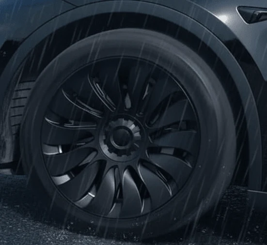 TESLA MODEL Enjoliveurs de roue style Ubertine à couverture intégrale Y 19" - Gris anthracite