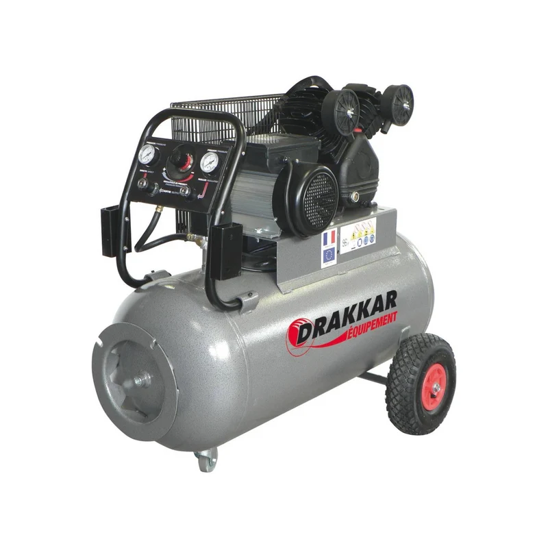 Compresseur à courroie 100L 3CV tête en V 230V