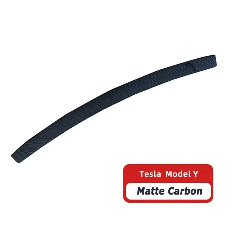 Tesla Model Panneau décoratif de feu arrière Y Juniper noir carbone mat