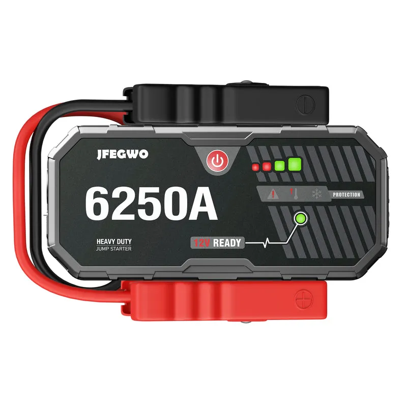JFEGWO F40-6250A Jump Starter Car Battery Booster Power Bank