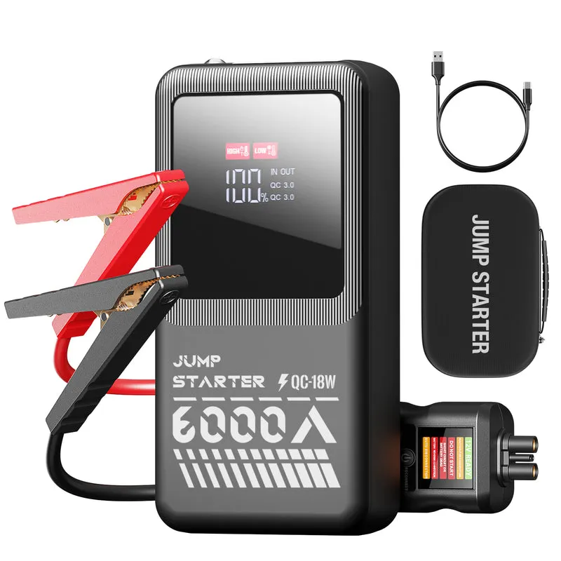 JFEGWO F55-6000A Car Battery Jump Starter Pocket Size Jumper Booster