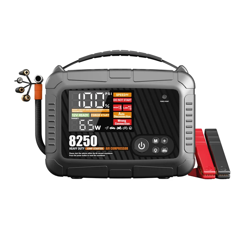 JFEGWO CS02-8250A Super Jump Starter with Air Compressor