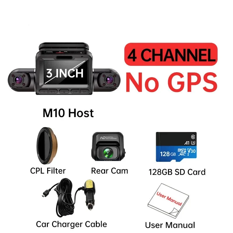 Dashcam 2K 1440p TiESFONG M10Max GPS Wifi Mode parking