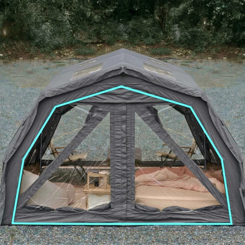 Clear TPU End Door Panel for Coody 17.2 PRO / 10.0 PRO AirTent – Gray