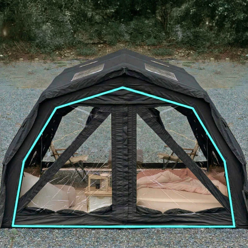 Clear TPU End Door Panel for Coody 17.2 PRO / 10.0 PRO AirTent – Black