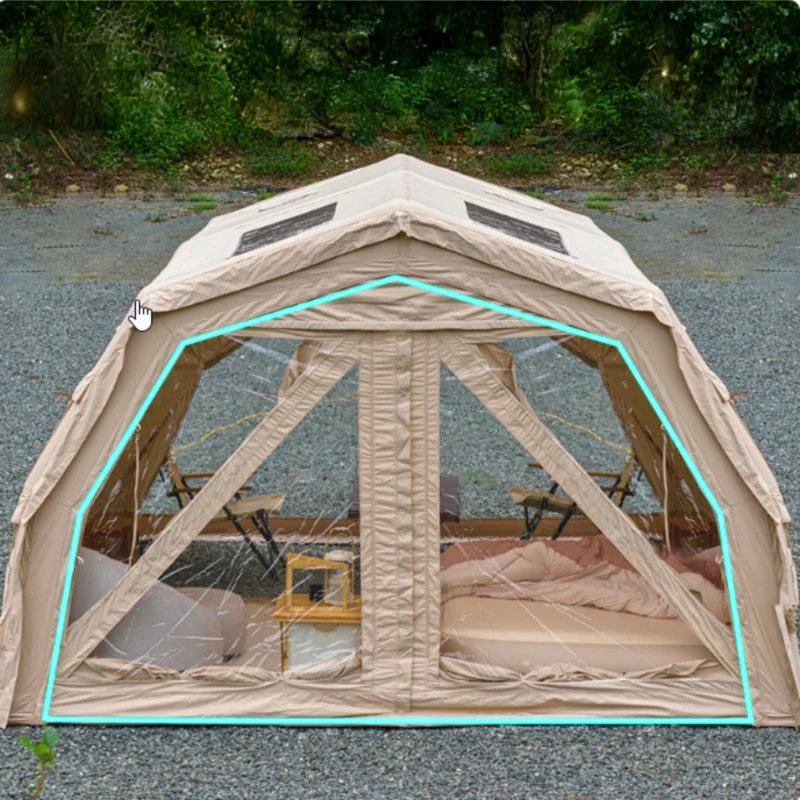 Clear TPU End Door Panel for Coody 17.2 PRO / 10.0 PRO AirTent – Beige