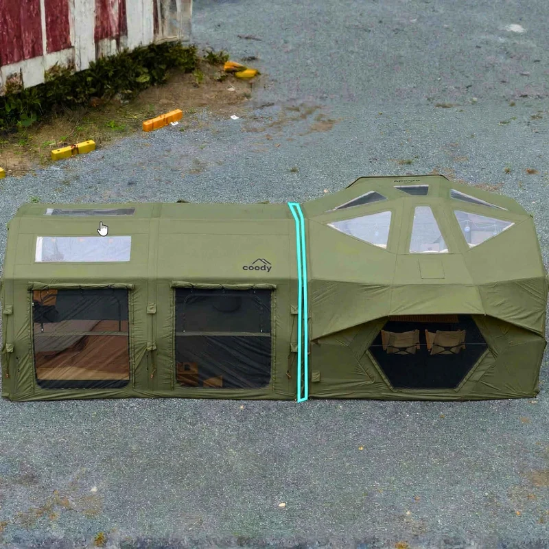 Coody Tent Connector 3.6 PRO+3.6 PRO (Forest Green) for 17.2 PRO, 10.0 PRO, Hub PRO
