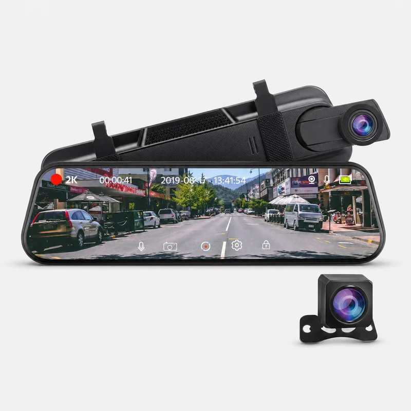 Dashcam double caméra voiture - aide à la conduite