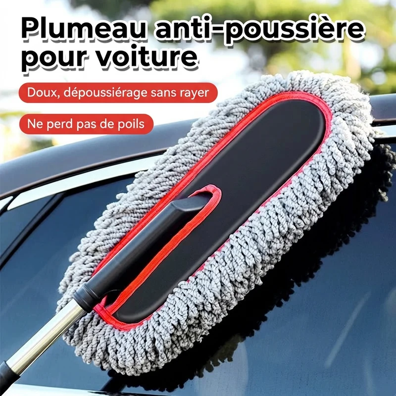 Brosse lavage voiture manuelle rétractable