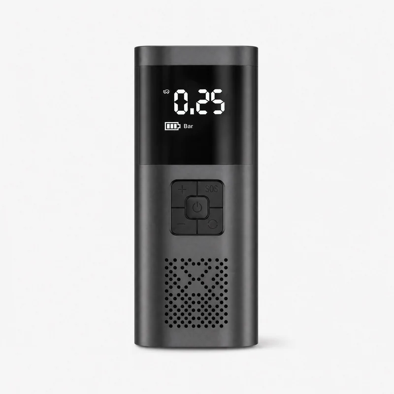 Booster Batterie 4-en-1 — Pinces + Pompe à Pneu