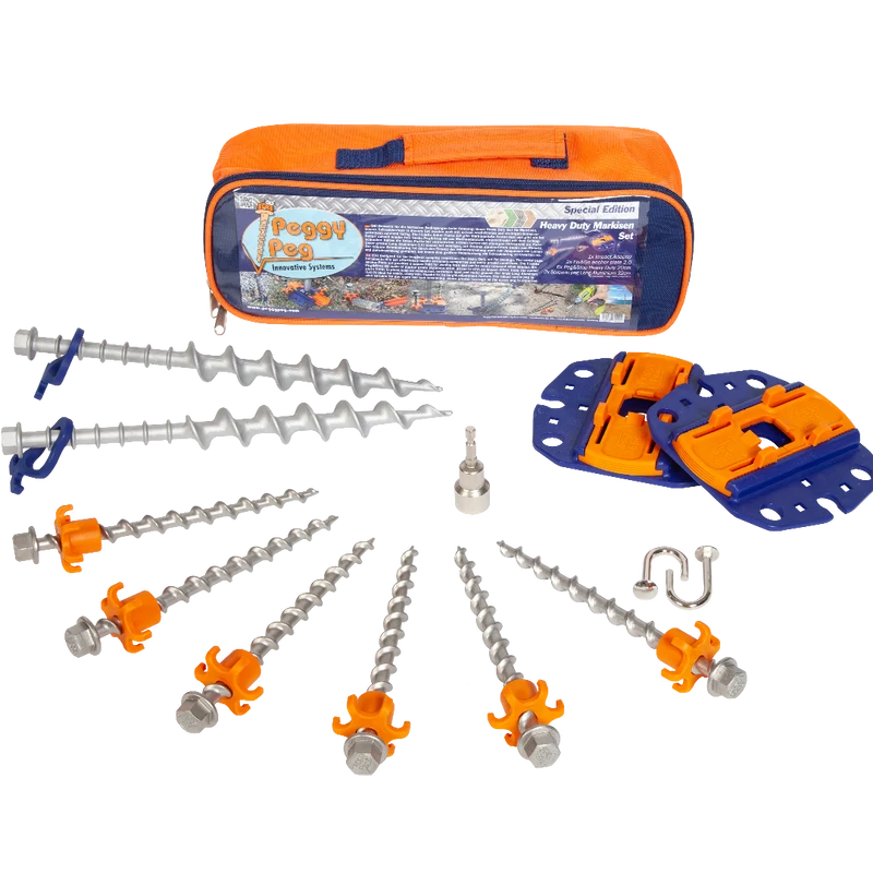 Heavy Duty Awning Set (HP99) • Set incl. bag (box style • NO Roll-out awnings)