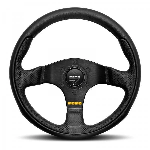 Volante Momo Team nero 300 mm | Outlet
