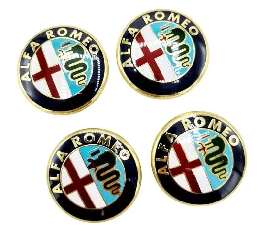 Centre Caps Set (50mm) - Alfa Romeo (up to 2016)