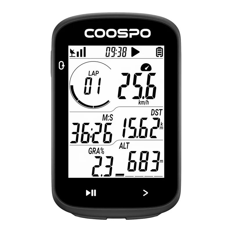 Ciclocomputer Coospo Gps CS300 - Nero