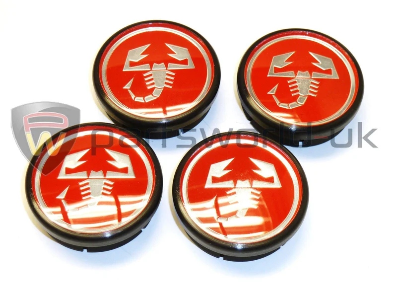Centre Caps Set - 500 & Punto Evo Abarth
